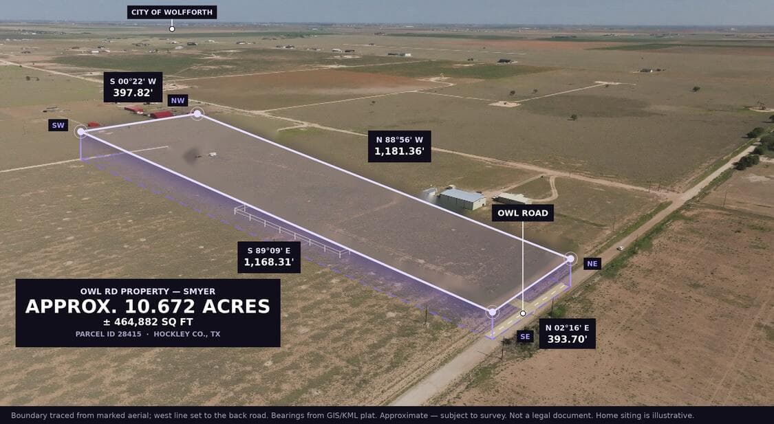Unimproved Land at 3233 Owl Road