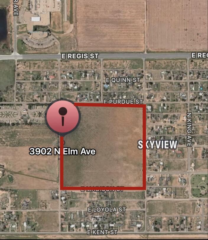 Unimproved Land at 3902 Elm Avenue